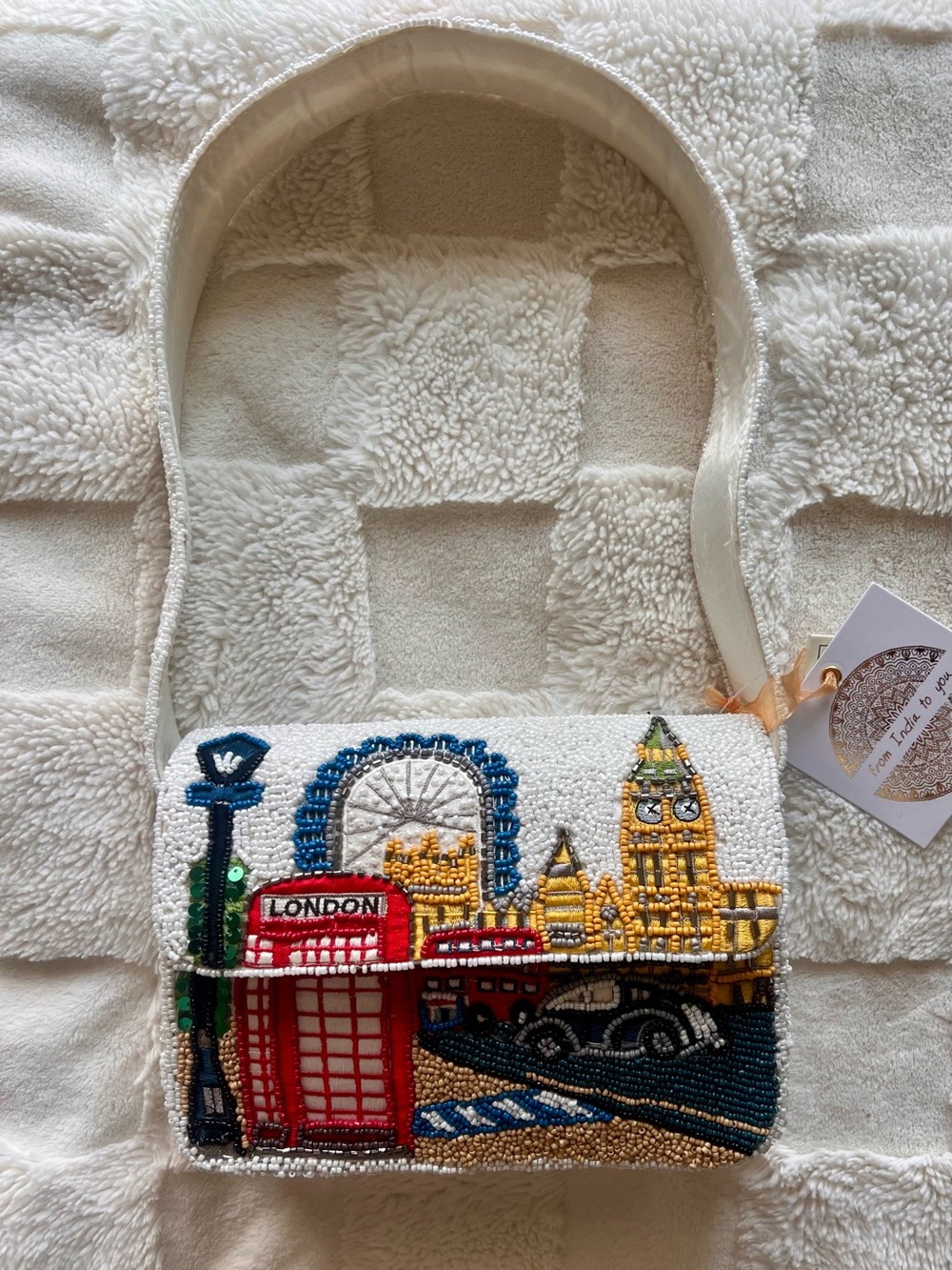 NEW RELEASE London Beaded Shoulder Bag NWT